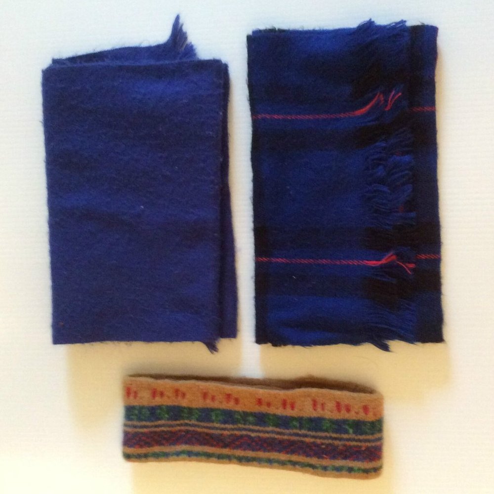 Blue Scarf w Headband 2 Womens Scarves Winter Headwraps Home Earmuff Headscarves